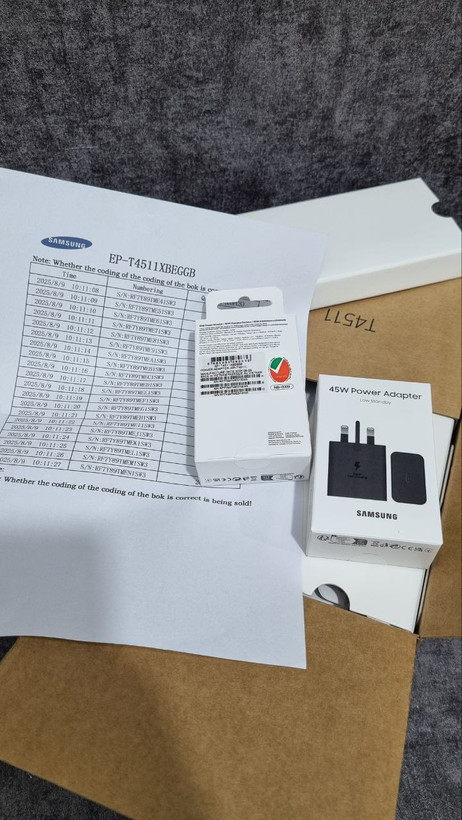 شارژر سامسونگ مدل EP-TA845 45W سه پین اصل
