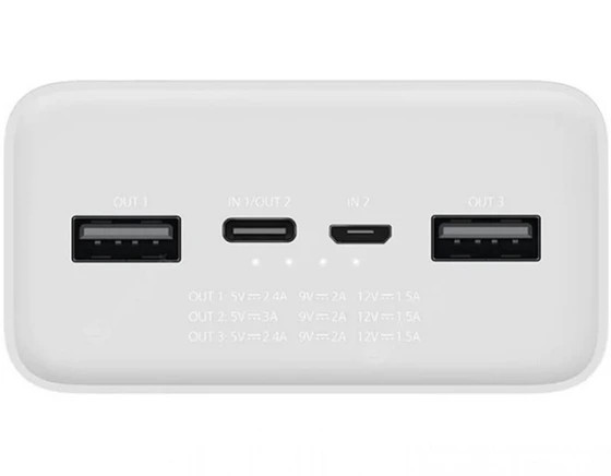 پاوربانک شیائومی مدل PB3018ZM ظرفیت 30000 اصل