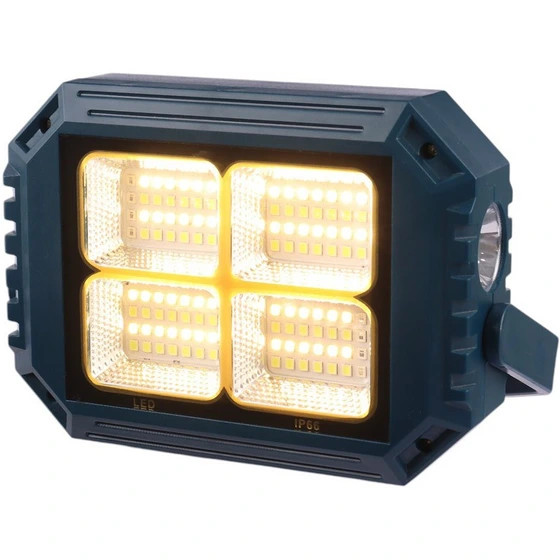 پروژکتور سیار شارژی خورشیدی CK902 با پاوربانک