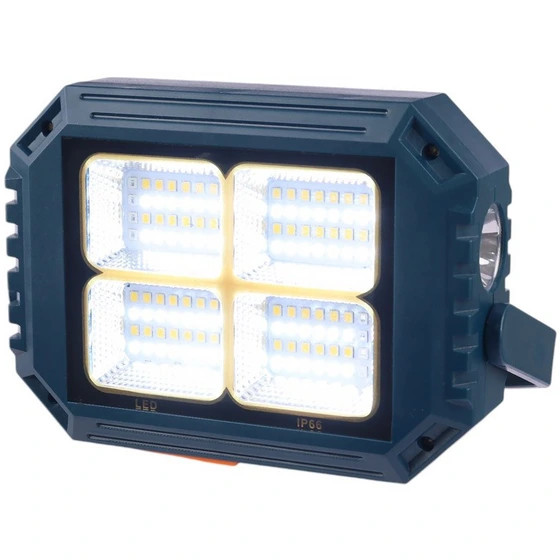 پروژکتور سیار شارژی خورشیدی CK902 با پاوربانک