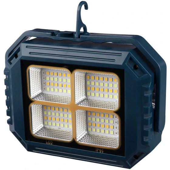 پروژکتور سیار شارژی خورشیدی CK902 با پاوربانک