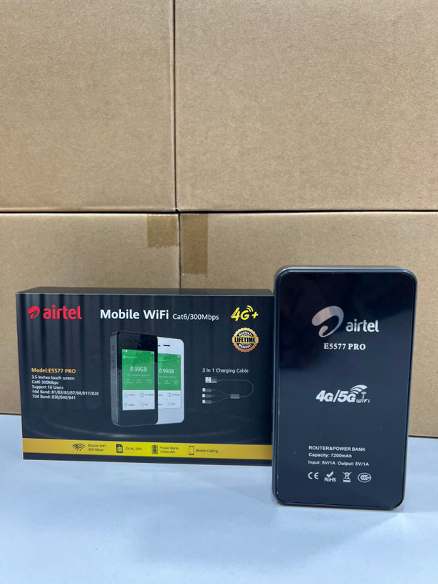 مودم جیبی مارک airtel مدل E5577pro