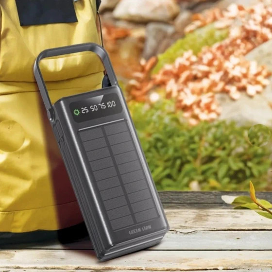 پاوربانک گرین لاین مدل Solar Max ظرفیت 30000 میلیآمپر ساعت