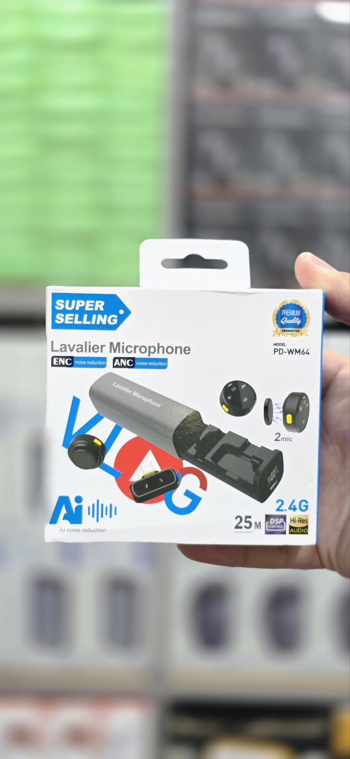 میکروفون یقه ای مدل PD -WM64